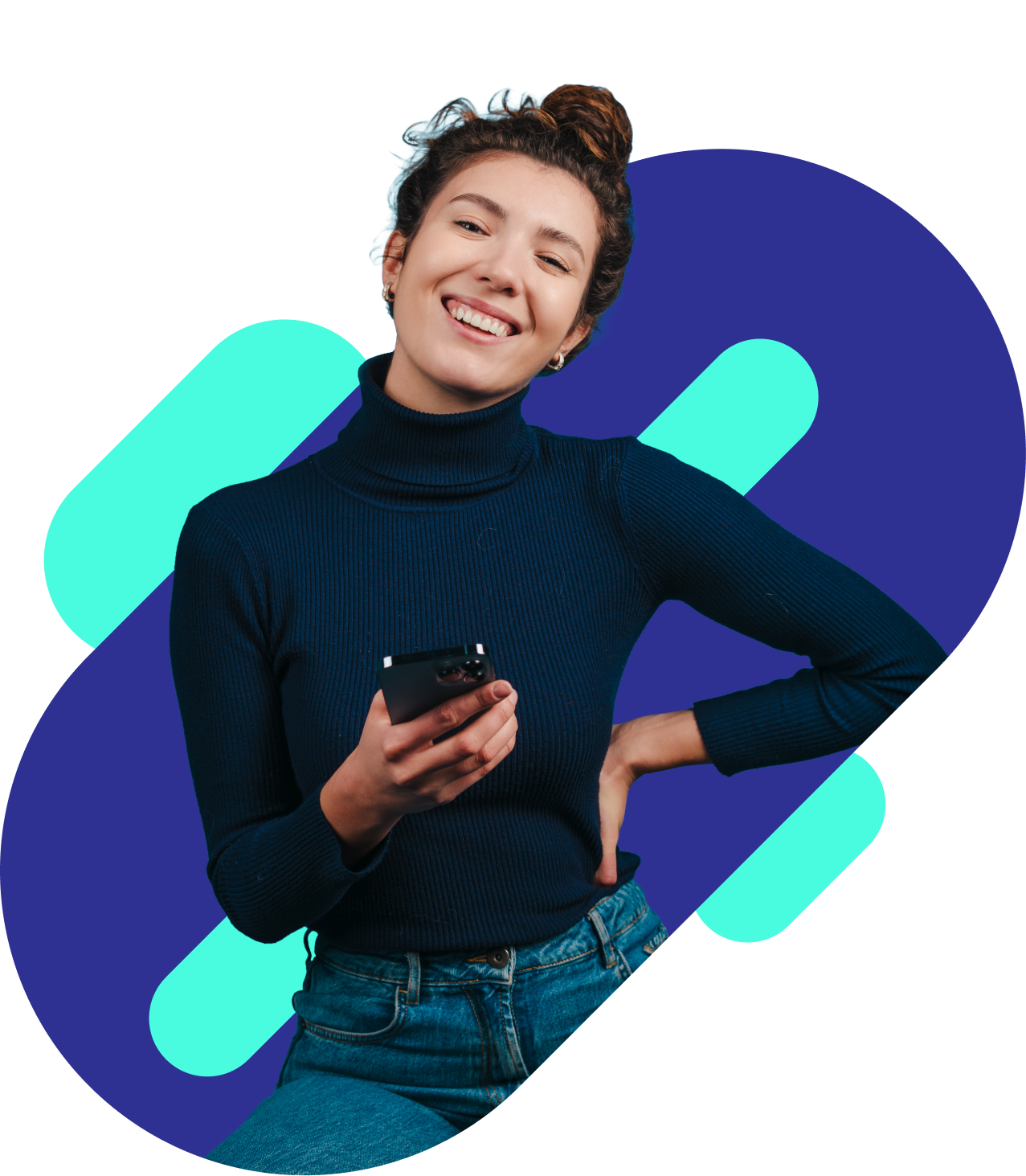 Pessoa usando celular